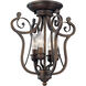 Chateau 4 Light 12.5 inch Rubbed Bronze Indoor Semi-Flush Ceiling Light